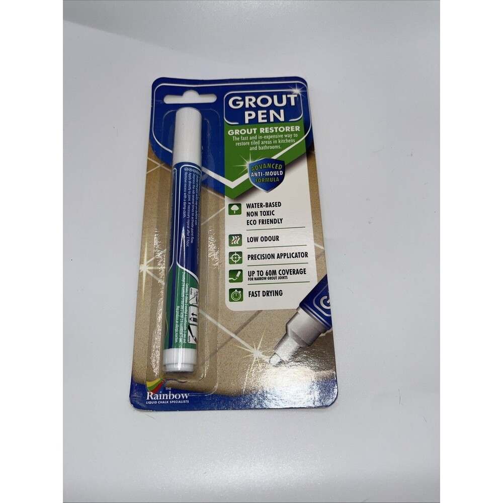 Grout Pen White Tile Paint Marker: Waterproof Tile Grout Colorant and Sealer Pen